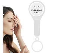 Règle de position des sourcils - Kit de marquage de tatouage précis, outil d'alignement de ligne, mappeur de sourcils portable, chaîne de guidage esthétique, aide à la chirurgie du visage léger, outil