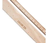 Règle de pour les élèves - outil de bord droit clair de 12 pouces, alimentation en classe à échelle légère | Règle de dessin pour les étudiants enseignants de bureau école de bureau pro