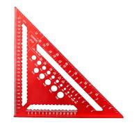 Règle de protection multifonction en aluminium - Plusieurs tailles - Règle de sécurité en aluminium - Mesure et brouillon