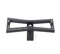 Règle de queue d'aronde de menuisier en alliage d'aluminium queue d'aronde tenon scriber queue d'aronde tenon tenon scriber jauge charpentier scriber