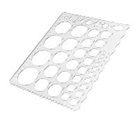 Règle de Quilling en Plastique Réutilisable Circulaire 33 Trous