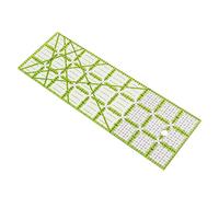 Règle de Quilting, Acrylique Transparent avec Angle de 45 Degrés | Robuste, durable, facile à couper le tissu, visibilité claire, adapté à la plupart des scénarios