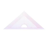 Règle de Quilting avec marquage en centimètres et Angles, règle en plastique, rapporteur de couture facile à transporter pour les projets artisanaux