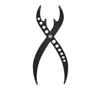 Règle de Rapport d'or des Sourcils, Outil de Mesure Symétrique, Règle des Sourcils pour Extensions de Sourcils (Black)