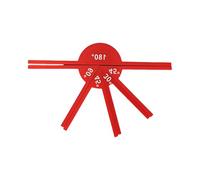 Règle de rapporteur multi-usages, outil de mesure des angles, pour l'ingénierie, la rédaction et les cours de mathématiques, les architectes, les instruments de mesure