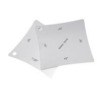 Règle de rayon de manche de guitare en acier, parfaite pour un usage professionnel, fournit des mesures précises pour un son et une sensation optimaux. Accessoires d'instruments à cordes