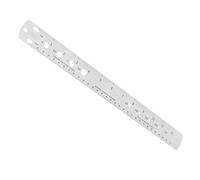Règle de Rayon de Vélo, Outil de Jauge de Règle de Taille de Mamelon de Manivelle d'acier Inoxydable pour la Mesure de Vélo de Route de VTT