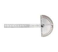 Règle De Recherche D'angles De Rapporteur À Tête Ronde 0-180° En Acier Inoxydable Pour Les Applications De Dessin Règle De Travail Du Bois D'angle En Acier Inoxydable Pour La Mesure D'angle