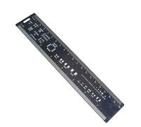 Règle de référence multifonctionnelle de 4 cm, 15 cm, 20 cm, 25 cm, 30 cm pour PCB de tailles assorties (20 cm)