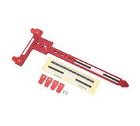 Règle de Réglage pour Arc recourbé, Plastique Premium, pour Réglage (Rouge)