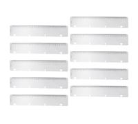 Règle de reliure transparente mate multi-usages, règle A4 feuilles mobiles | Marqueur de page transparent mat pour cahiers, journaux, scrapbooking, accessoire avec échelle de mesure