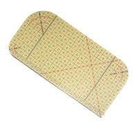 Règle de Repassage à Chaud 10 x 20 cm, Règle de Couture en Résine Universelle Hot Ironing Ruler Outil Spécial de Fer pour Ourlet, la couture, le repassage, l'ourlet, la mesure, le bricolage Métrique