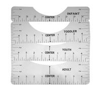 Règle de T-shirt pour vinyle - Règle d'alignement pour presse à chaud, ensemble de guide de règle de t-shirt professionnel | Outil de centrage de chemise, ensemble de guide de règle sensible pour