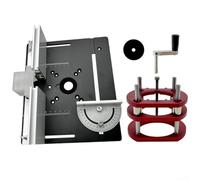 Règle de table de précision en aluminium pour la coupe du bois et du métal avec jauge à onglet (noir) idéale pour les projets de bricolage, les travaux manuels et une utilisation professionnelle