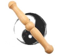Règle de Tai chi, bâton de Tai chi, Bâton 33x4,5cm for Qigong Kungfu Arts Martiaux Fitness Rééducation