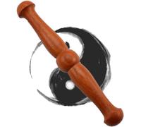 Règle de Tai chi, bâton de Tai chi, Bâton Chinois Traditionnel en Bois Massif 33 x 4,5 cm for Exercices d'arts Martiaux Tai Chi Qigong(B)