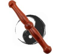 Règle de Tai chi, bâton de Tai chi, Bâton Chinois Traditionnel en Bois Massif 33 x 4,5 cm for Exercices d'arts Martiaux Tai Chi Qigong(F)