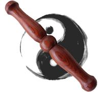 Règle de Tai chi, bâton de Tai chi, Bâton Chinois Traditionnel en Bois Massif 33 x 4,5 cm for Exercices d'arts Martiaux Tai Chi Qigong(E)