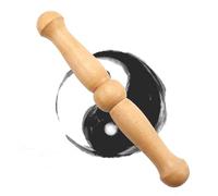 Règle de Tai chi, bâton de Tai chi, Bâton Chinois Traditionnel en Bois Massif 33 x 4,5 cm for Exercices d'arts Martiaux Tai Chi Qigong(A)