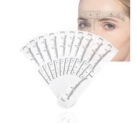 Règle de tatouage de sourcil,100 Pcs règles à sourcils jetables pour sourcils,feuilles d'autocollants pour maquillage ,pochoirs,microblading sourcil tatouage pochoir mesure,autocollants jetables