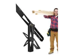 Règle de traçage d'angle coulissante en T pour menuisiers - Jauge de recherche d'angle coulissante pour le travail du bois - Règle de mesure avec mécanisme de verrouillage pour la repara