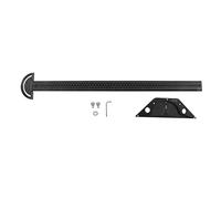 Règle de traçage du bois en alliage d'aluminium en forme de T, transformation d'angle de 0 à 70 °, règle de marquage de menuiserie noire pour architectes et menuisiers