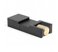 Règle de traçage en acier, bloc de positionnement avec butée de limitation pour le travail du bois, la menuiserie, outil de traçage (a)