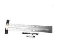 Règle de Traçage Incra Règle de Croisement Jauge Crayon Outil Incra Précision T Règles Métrique 300Mm Indicateurs Supports (Règle de marquage 300mm type A)