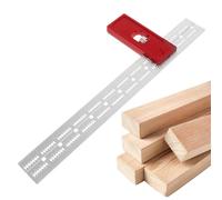 Règle de traçage professionnelle pour le travail du bois - Règle de marquage de menuisier réglable - Outils de mesure pour ingénieurs
