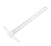 Règle de travail du bois en forme de T carrée de 30 cm en T transparente transparente outil de mesure droite outil de mesure métrique pour la fabrication de cartes d'anniversaire