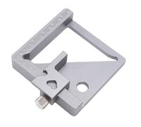 Règle de travail du bois multifonction, règle à angle droit d'application large, rapporteur de haute précision, outil de mesure de règle à calcul ergonomique pour les projets