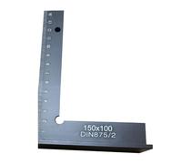 Règle de travail du bois outil de mesure 90 degrés règle en aluminium carré avec siège angle droit bloc de positionnement disposition du bois angle droit