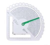 Règle de Tricot Plastique 18cm pour Mesure Points | Mesure précise des points, plastique , idéal pour ajuster la longueur, usage quotidien