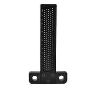 Règle de Type T Menuiserie Règle en Alliage d'Aluminium Outil de Mesure du Bois Marquage du Bois Mesure T-Type Règle Carrés Trou Outil de Traçage