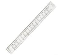Règle d'échelle de coordonnées géographiques parfaite pour les cartographes et les amateurs de navigation (37 cm)