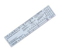 Règle d'échelle de fréquence cardiaque pour mesure d'interprétation Outil de référence Transparent Électrocardiogramme Mesure