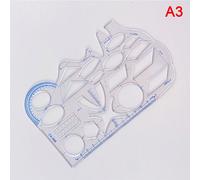 Règle D'échelle De Mesure Rotative Multifonctionnelle,Modèle De Dessin,Conception D'art,Construction,Architecte,Géométrie Stéréo,Cercle De Proximité - Type A3
