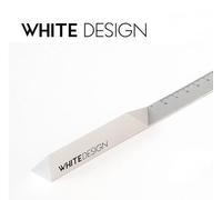 Règle D'échelle En Alliage D'aluminium D'architecte,Acquisition De Bureau,Créative,De Styliste,En Métal - Type Gris Clair