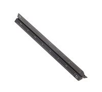 Règle d'Échelle Triangulaire 15cm en Aluminium Anodisé Noir - Échelles d'Ingénieur 1:20/1:25/1:50/1:75/1:100/1:125 - Instrument de Mesure Précise pour Dessin Technique