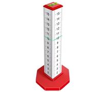 Règle d'élévation horizontale améliorée pour le travail du bois - Échelle double face - Outil de nivellement des spiritueux