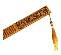 Règle d'enseignant en bois naturel pour une utilisation scolaire, échelle d'évaluation précise, fabriquée à partir de matériaux de bambou durables. Règle de mesure en bambou