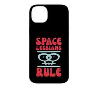 Règle des Lesbiennes de l'espace - Astronautes Lesbiennes, Gay Pride Galactique Coque pour iPhone 14 Plus