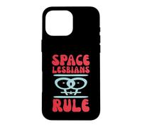 Règle des Lesbiennes de l'espace - Astronautes Lesbiennes, Gay Pride Galactique Coque pour iPhone 16 Pro Max
