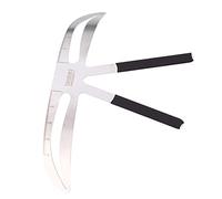 Règle des sourcils, tatouage permanent Mesure des sourcils Prolongement de la balance Règle de règle de positionnement à trois points Modèle de maquillage en acier inoxydable(#14)