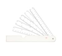 Règle d'ingénierie polyvalente pliable et Portable, échelle en forme d'éventail, poignée ergonomique pour mesurer et dessiner l'architecte