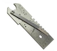 Règle d'inspection de soudure avec échelle transparente pour mesurer les biseaux et les écarts dans les soudures