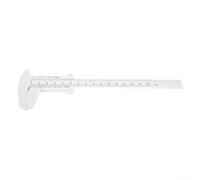 Règle Double Vernier 150mm Outil Bijoutier(White) | Précision 1mm, échelle en cm, pour idéal bijoux, plastique , mesure intérieure et extérieure