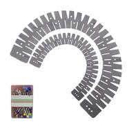 Règle d'ourlet professionnelle en silicone avec trou de marquage précis pour bords droits incurvés en tissu Outil de couture flexible avec trous de marquage