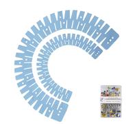 Règle d'ourlet professionnelle en silicone avec trou de marquage précis pour bords droits incurvés en tissu Outil de couture flexible avec trous de marquage