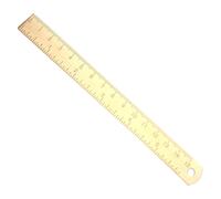 Règle Droite De Mesure En Laiton,Marque-Page Chancery,Or Rose,Pour Papeterie Scolaire,Outils De Dessin De Peinture Sur Métal,15cm,1 Pièce - Type Brass